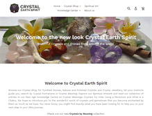 Tablet Screenshot of crystalearthspirit.com